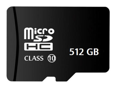 Micro SD Karte 512 GB Klasse 10 + SD Adapter